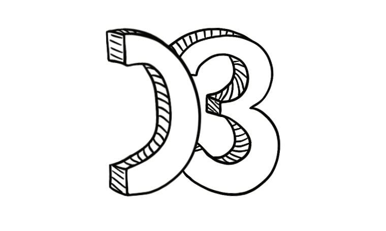 Density chart D3 example